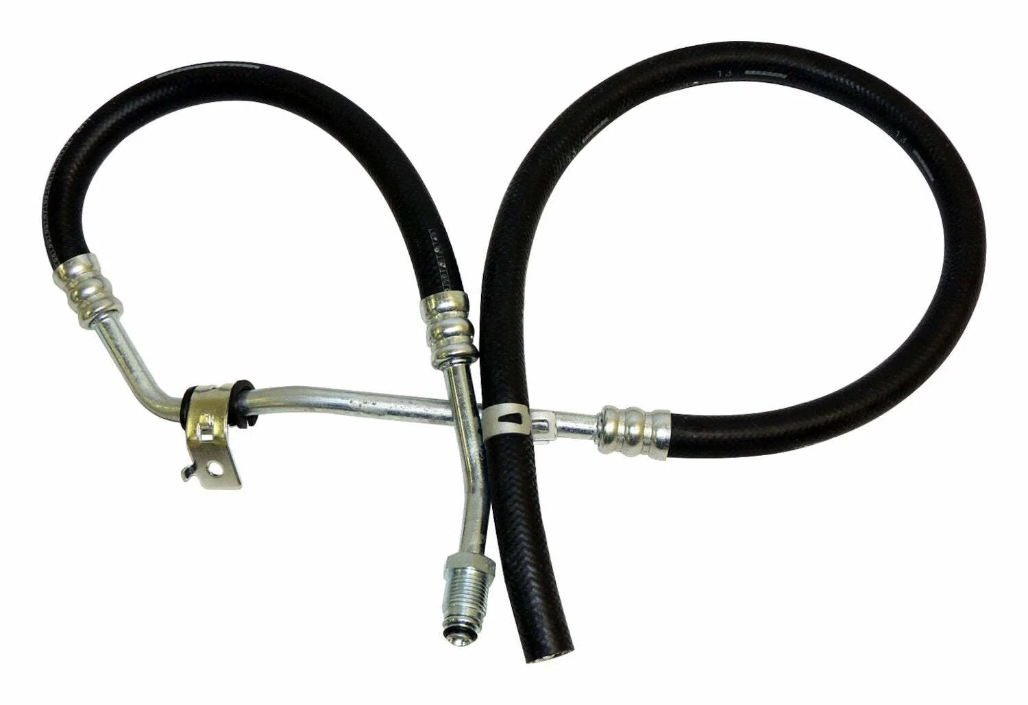 Crown Automotive - Metal Black Power Steering Return Hose - 4782363AD